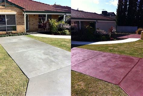 The Mesmerizing before after ideas driveway paint picture | Driveway ...