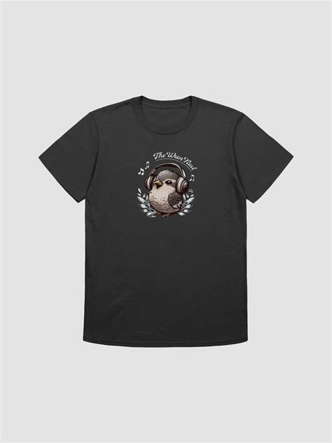 Wren Nest T-shirt front & back (dark) | Zoe Wren