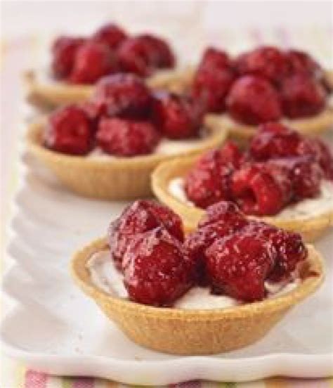 Raspberry cream cheese tarts recipe – Recipe