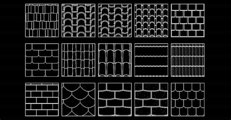 Autocad Asphalt Shingle Hatch Pattern