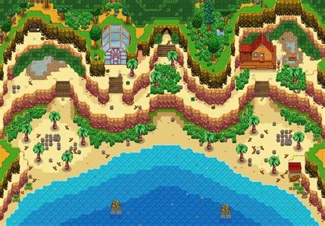 Plot out the rest of your summer on this Stardew Valley island farm mod | PC Gamer