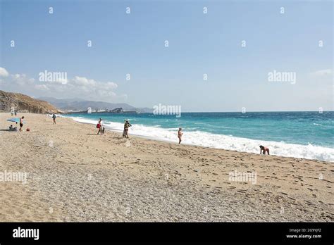 Playa de los Muertos landscape in Almeria, Spain Stock Photo - Alamy