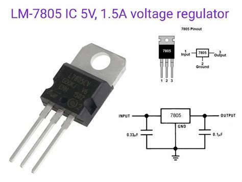 5 Volt Power Supply Using LM 7805 IC » Power supplies