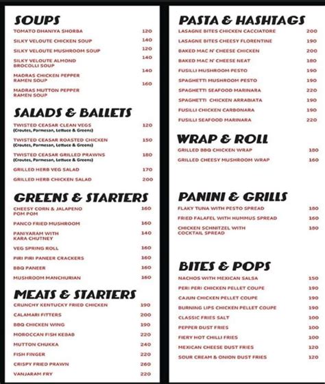 Cinema Food Xperience Resto Cafe Menu, Menu for Cinema Food Xperience ...