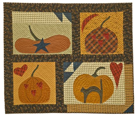 Folk Art Pumpkins Quilting Pattern from the Editors of American Patchwork & Quilting