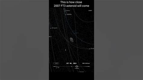 2007 FT3 ASTEROID close approach on October 2024 !!! ( Animation ) will it hit ?!?! - YouTube