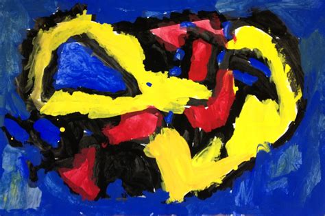 Art at Hosmer: Abstract Painting with Primary Colors