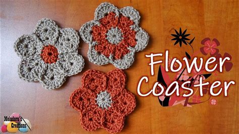 Crochet Flower Coaster Free Pattern | Best Flower Site