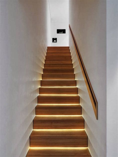 wall lights staircase | Staircase lighting ideas, Modern staircases, Modern staircase