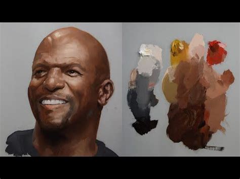 Mixing Dark Skin Colors With Zorn's Palette - Oil Colors - Portrait of Terry Crews in 2023 ...
