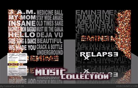 Eminem: Relapse Music Box Art Cover by CubbieFan