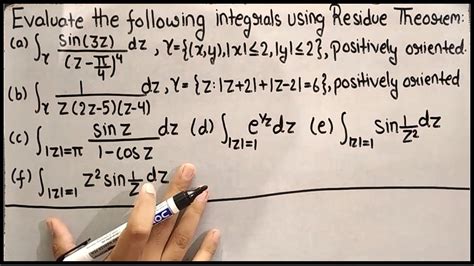 Examples of Cauchy residue theorem|Complex Analysis|Theta Classes - YouTube