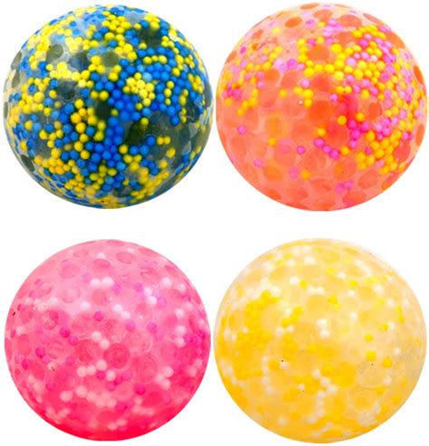 Stress Relief Toys Set 2” Stress Balls for Kids - Squeeze Balls Fidget Toys - Sensory Toys 4 pcs ...