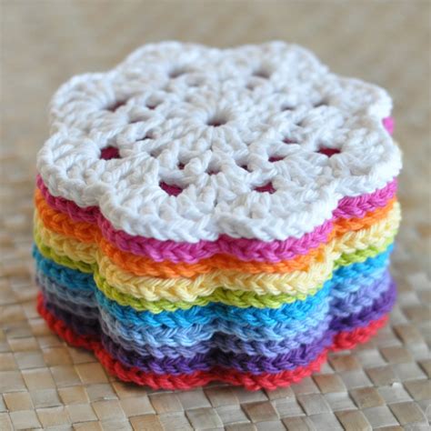 PDF Snowflower Lace Coaster Crochet Pattern