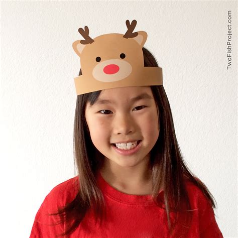 Christmas Party Hats for Kids/adults Color Me Christmas Paper - Etsy