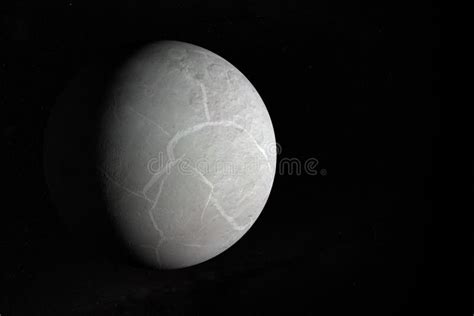 Dwarf Planet Eris Orbiting in the Outer Space. 3d Render Stock ...