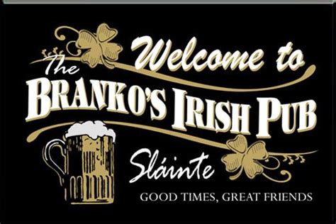 pub names & signs | ... 12"x18" or 18x24" solid wood black Irish pub beer mug bar name sign ...