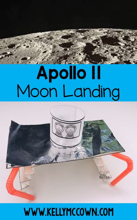 Apollo 11 crafts for kids! Share with your students how to make a lunar lander like used for the ...