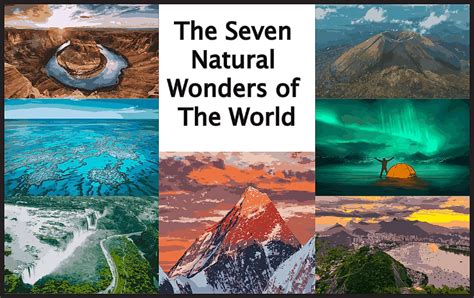 The 7 Natural Wonders Of The World in 2022 | Wonders of the world, 7 ...