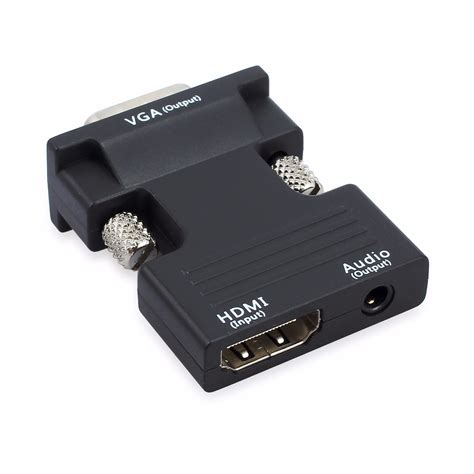 KONWERTER ADAPTER PRZEJŚCIÓWKA HDMI VGA+AUDIO - 7264563412 - oficjalne archiwum allegro