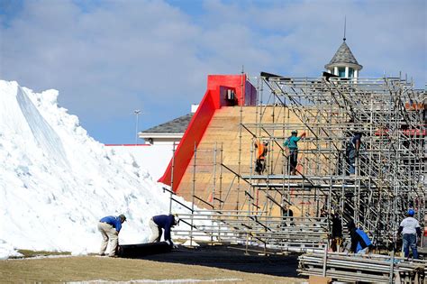 VIDEO: 'Behind the Scenes' ... at Stone Mountain Park's Snow Mountain ...