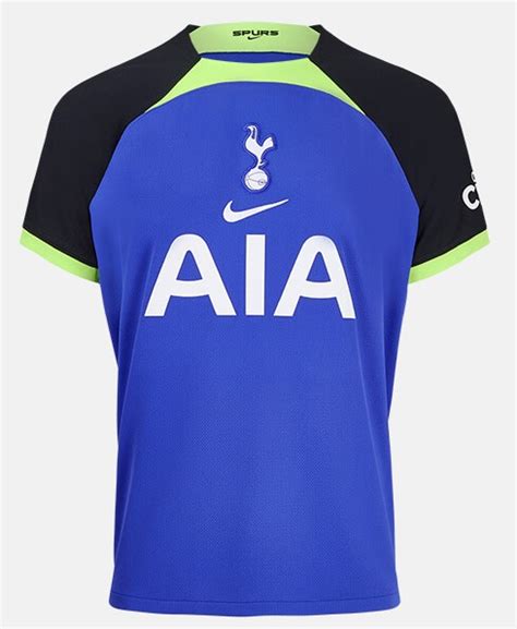 New Tottenham Away Kit 22-23 | Nike Lapis Blue & Volt Spurs Shirt with ...