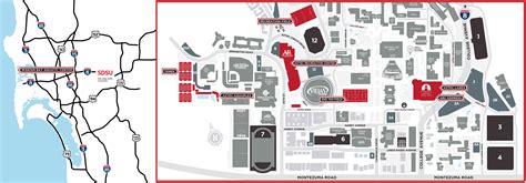 Map and Parking | Aztec Recreation | A.S. | San Diego State University