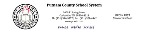 Breaking News: Administrative Changes for Putnam County School System ...