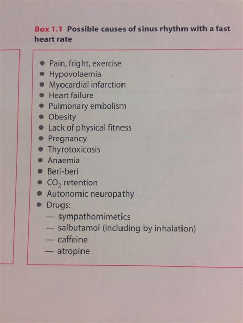 The ECG made easy - the causes of sinus tachycardia | Sinusitis ...