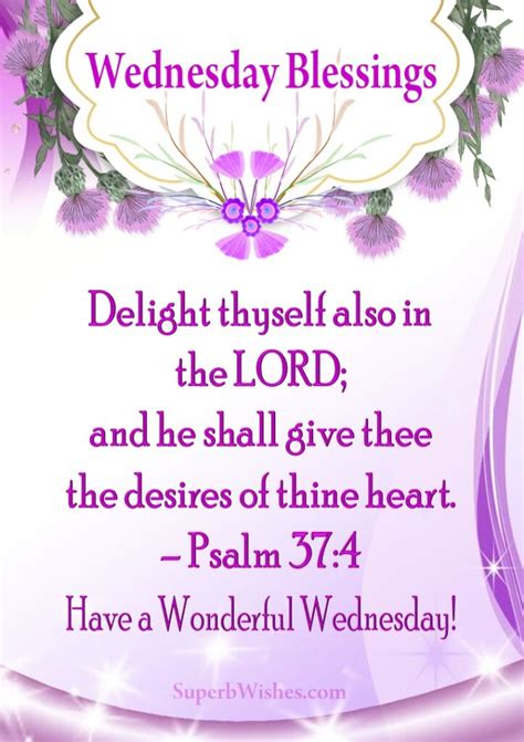 Wednesday Blessings Bible Verses Images | SuperbWishes