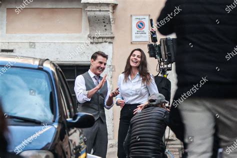 Tom Cruise Hayley Atwell On Set Editorial Stock Photo - Stock Image ...