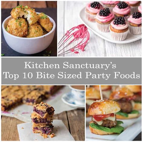 10 Bite Sized Party Foods - Nicky's Kitchen Sanctuary