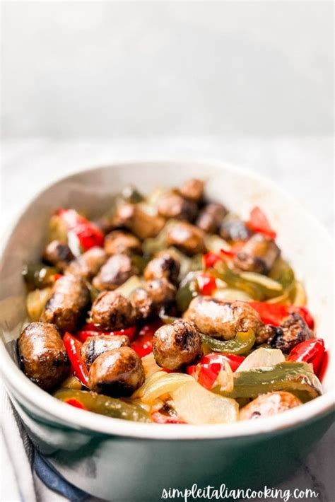 Easy Italian Sausage Peppers and Onions Recipe