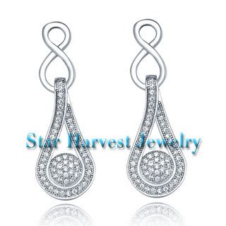 E-0024 Amazing 925 sterling silver earrings dangle&drop wi… | Flickr