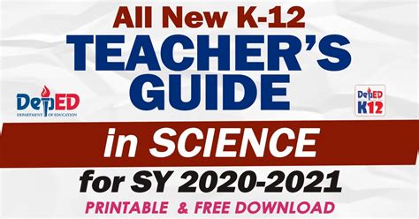 TEACHER'S GUIDE in Using the MELCs in SCIENCE for SY 2020-2021 - DepEd Click