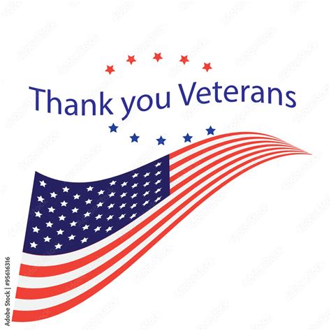 thank you veterans Stock Vector | Adobe Stock