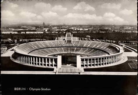 Aerial View of Olympic Stadium Berlin, Germany