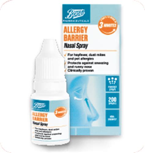 FREE Boots Allergy Barrier Nasal Spray | Gratisfaction UK