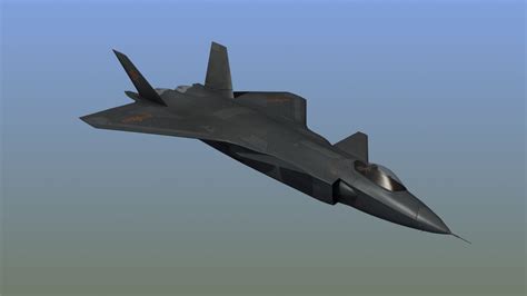 3D model J20 Mighty Dragon Stealth Fighter | CGTrader