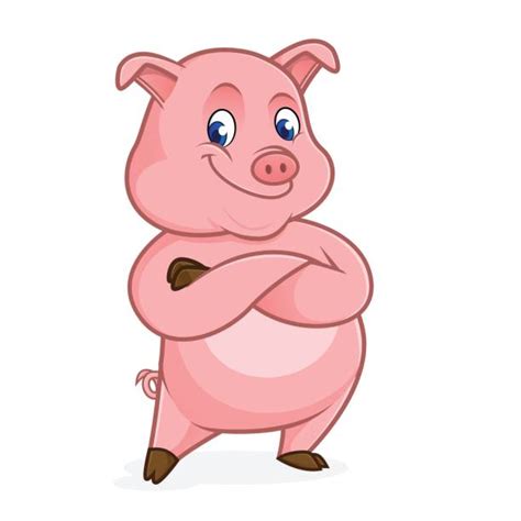 Pig Standing Up Illustrations, Royalty-Free Vector Graphics & Clip Art - iStock