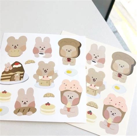 Pin by onter on Sticker bear | Cute stickers, Room stickers, Cute stationery