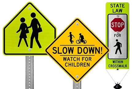 School Crossing Guard Signs