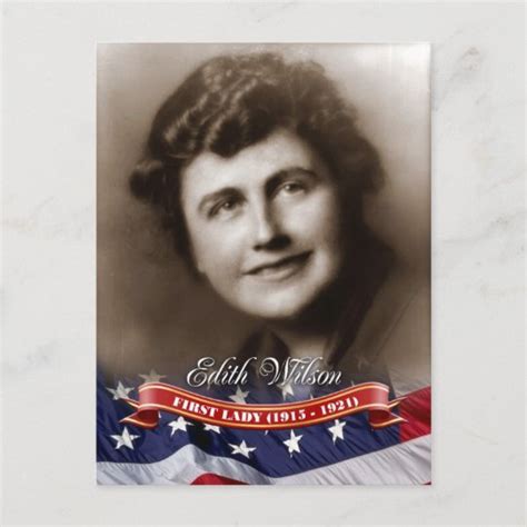 Edith Wilson, First Lady of the U.S. Postcard | Zazzle.com