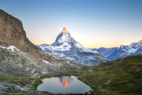 Matterhorn at Sunrise by artamusica on DeviantArt