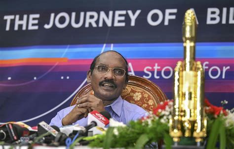 Today's Photo: ISRO Chairman K Sivan addresses a press conference in Bengaluru