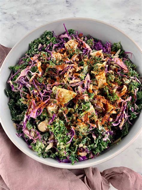 Kale Avocado Salad - superfood magic - Salads with Anastasia