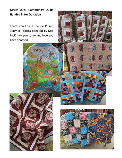 Community Quilts – Ridge Meadows Quilters' Guild