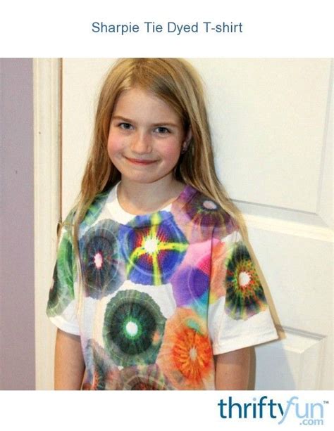 Sharpie Tie Dyed T-shirt | Sharpie tie dye, Tie dye t shirts, Dye