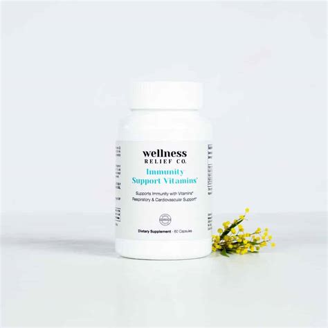 Immunity Support Vitamins - Wellness Relief Co - Vitamins to support immune health