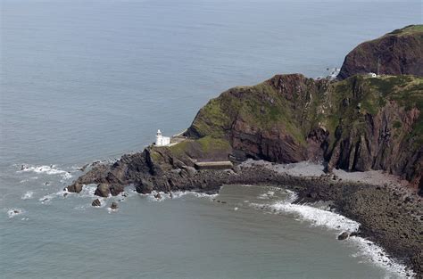 Hartland Point Lighthouse - Devon aerial image | Hartland Po… | Flickr